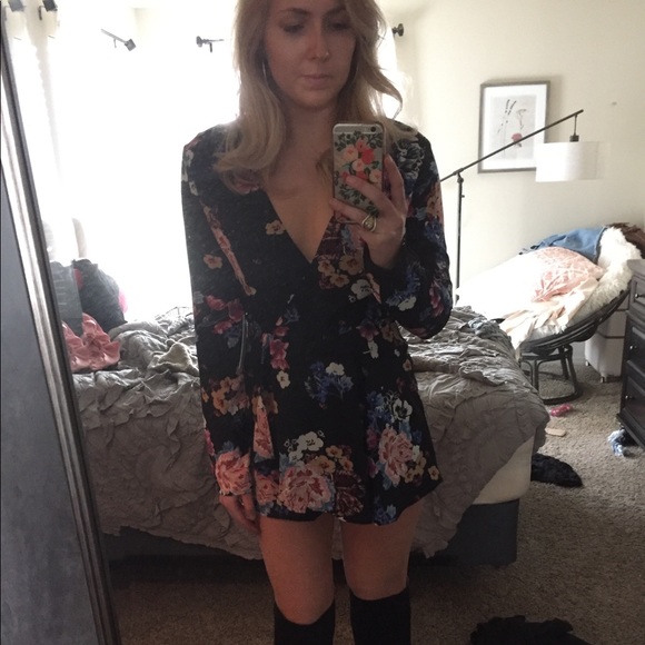 romper with over the knee boots